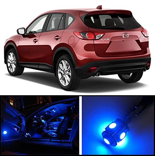 2013 - 2016 Mazda CX-5 Premium Blue LED Interior Package (7 Pieces)