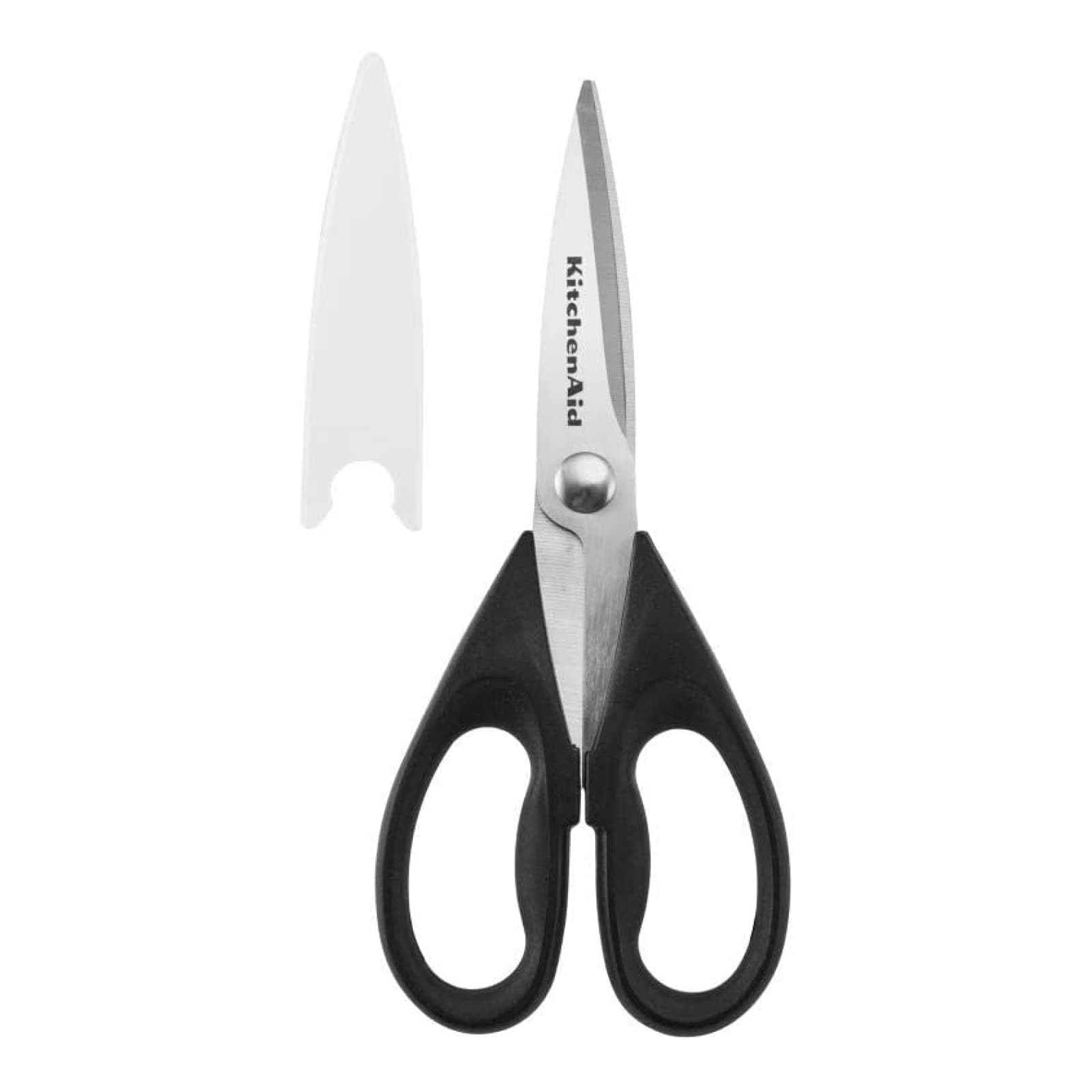 KitchenAid All Purpose Shears with Protective Sheath, 8.72-Inch, Black