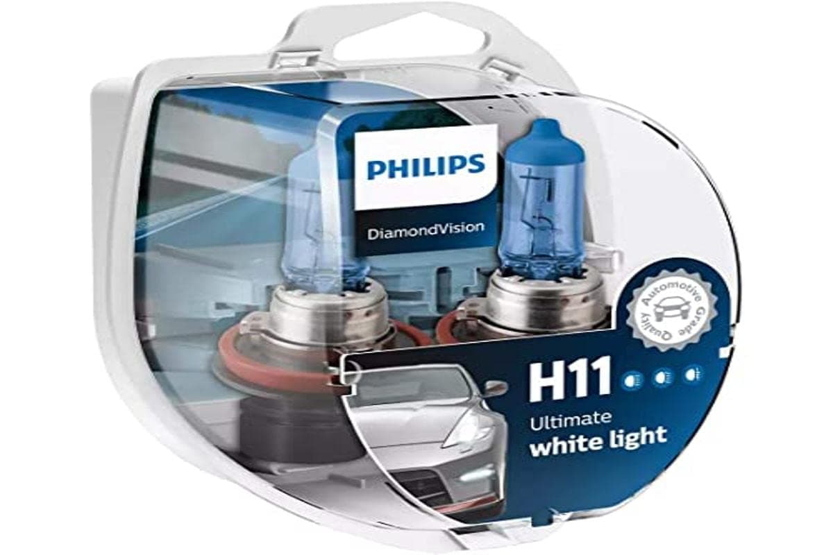 Diamond Vision 5000K H11 Car Headlight Bulbs (Twin Pack of Bulbs)