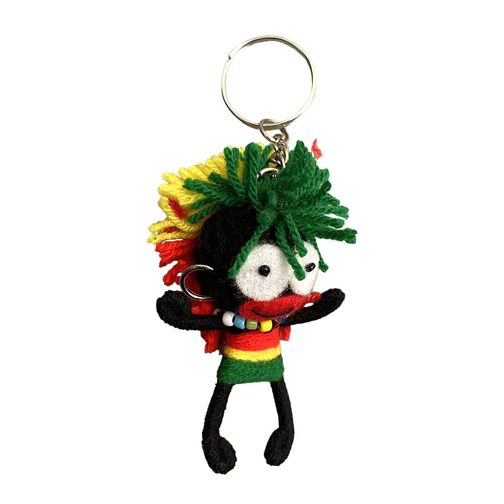 VIE Voodoo String Doll Keychain, Design T02