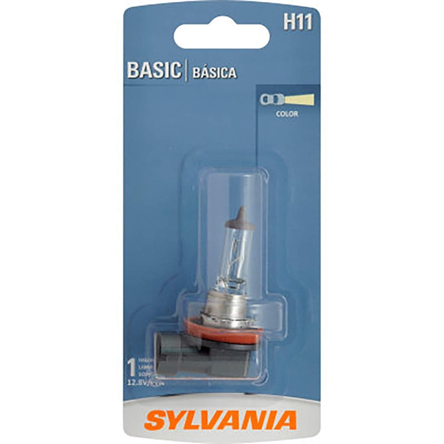 SYLVANIA - H11 Basic - Halogen Bulb for Headlight, Fog, Daytime Running Lights, and Cornering Applications (Contains 1 Bulb)
