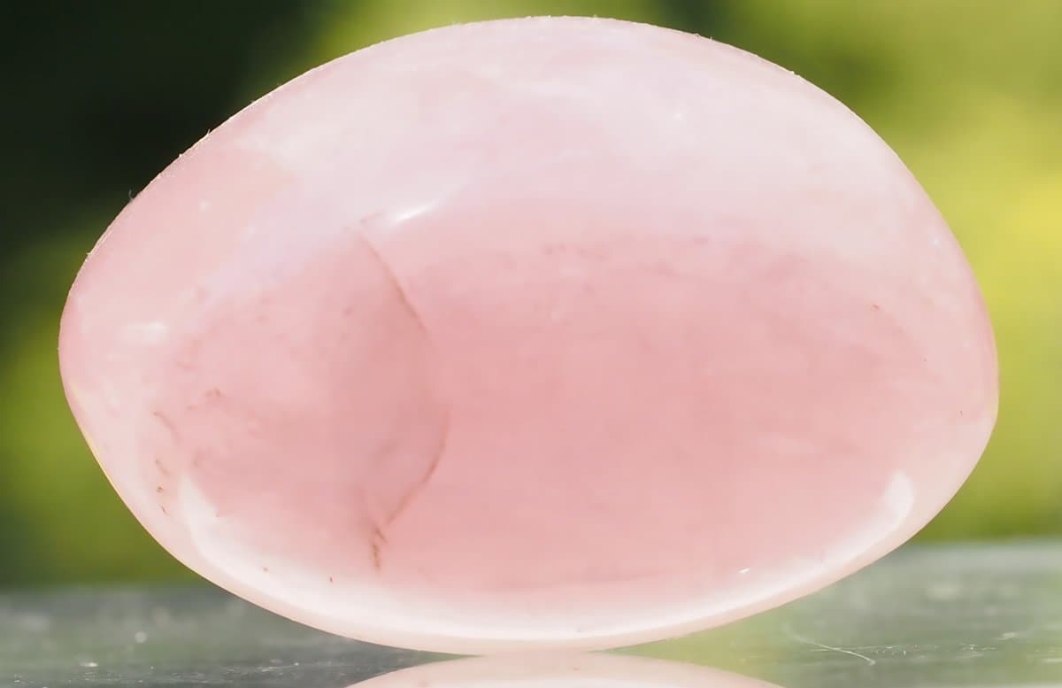 Rose Quartz Touchstone Mineral Specimen 2 Inch