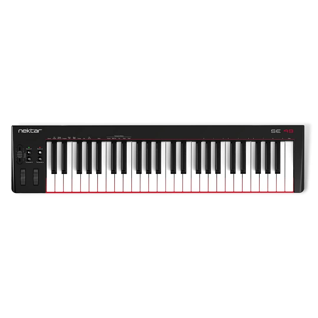 49-Key Midi Controller (SE49),Black white Grey