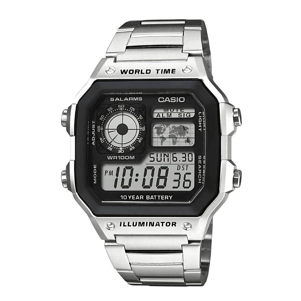 Men's Digital Dial Stainless Steel