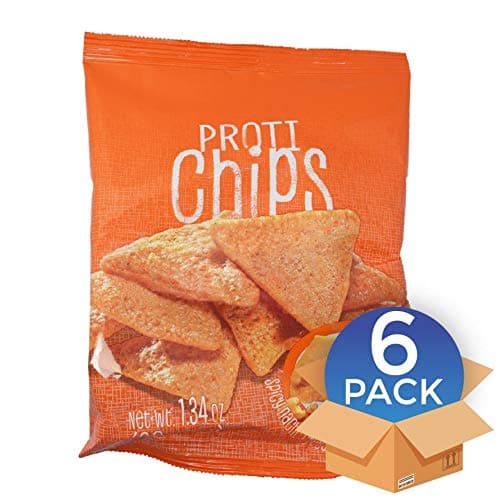 Proti Kind Proti Chips New Nacho Cheese Zesty Diet Chips - 6 Bags - 130 Calories - 15g Protein