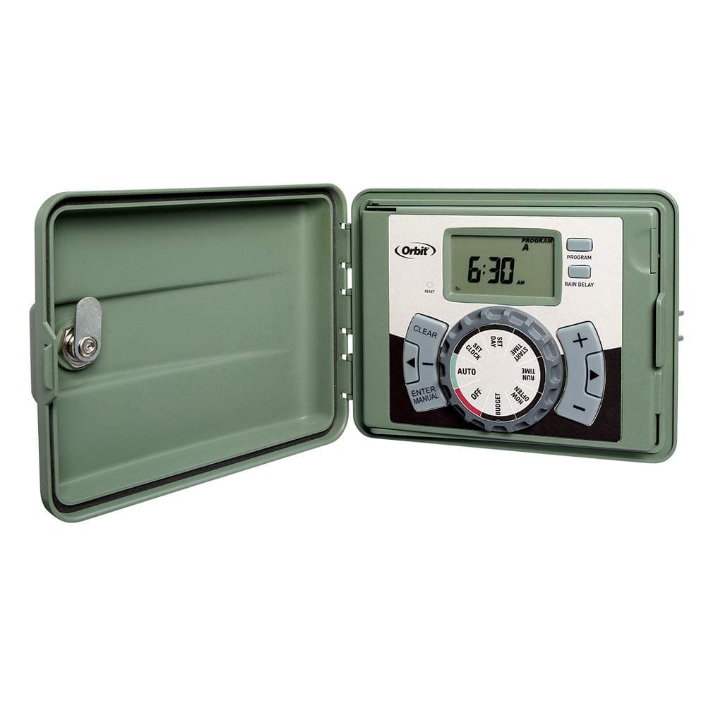 Orbit 57896 6 Station Outdoor Swing Panel Timer