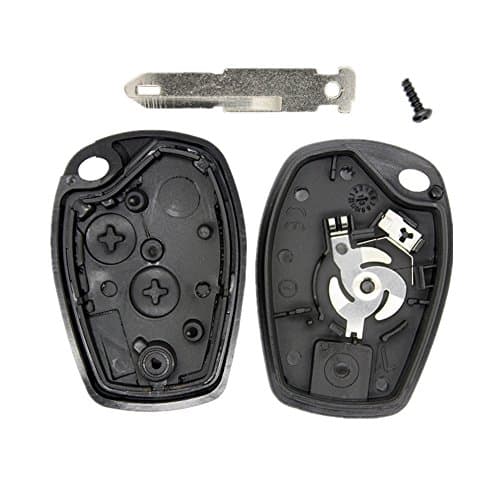 Supercobe Uncut Flip Folding 2 Buttons Car Key Shell Replacement Case for Renault Duster Logan Fluence Clio Kangoo Sandero