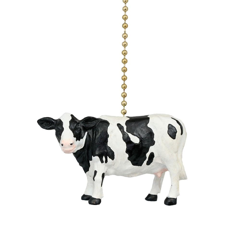 Holstein Cow Ceiling Fan Pull
