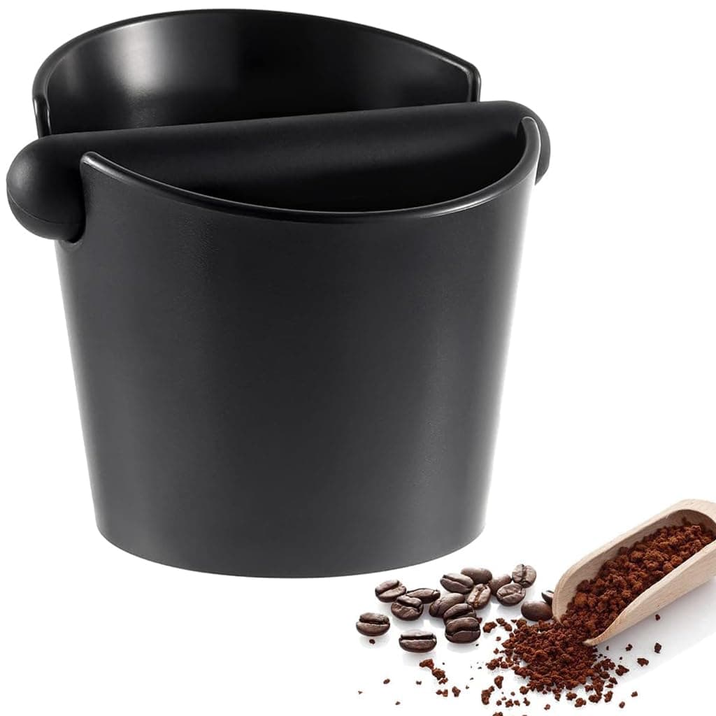 - Espresso Knock Box Coffee Grounds Collection Box Coffee Grounds Coffee Knock Box Coffee Grounds Knock Box with Knocking Bar Espresso Knock Box Espresso Machine Accessories
