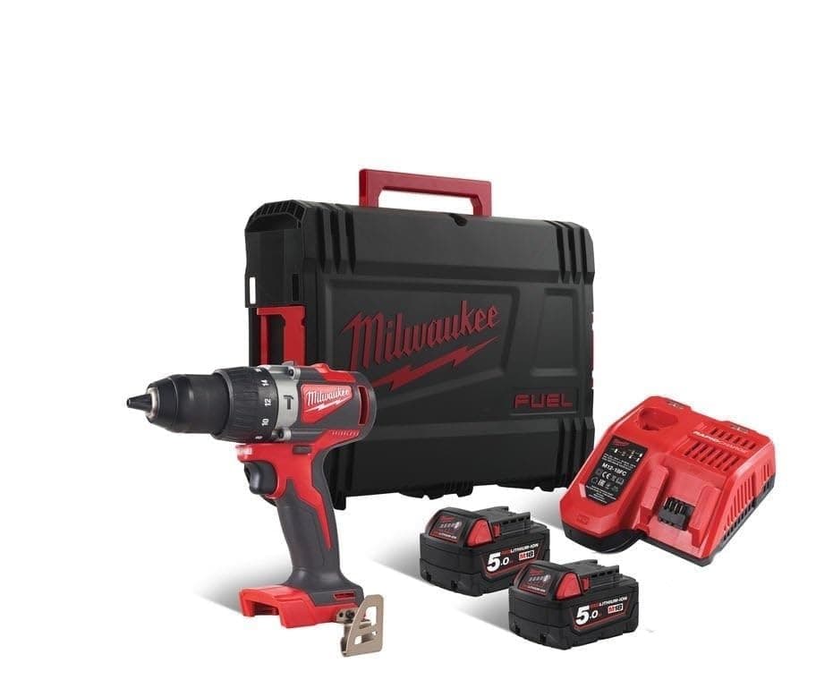 M18BPD-402C Compact Percussion Drill, 2 Batteries and Charger