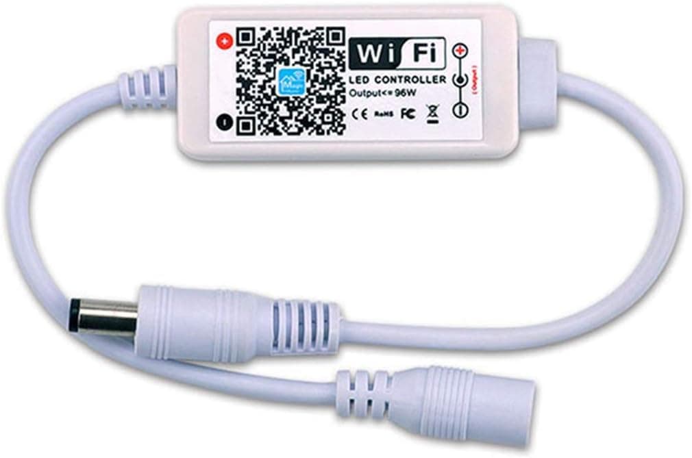 Goldwin Smart Single Color LED Lights Strip Controller WiFi Bluetooth Light 5050 2835 Control Box Compatible with Alexa Google Home siri(1)