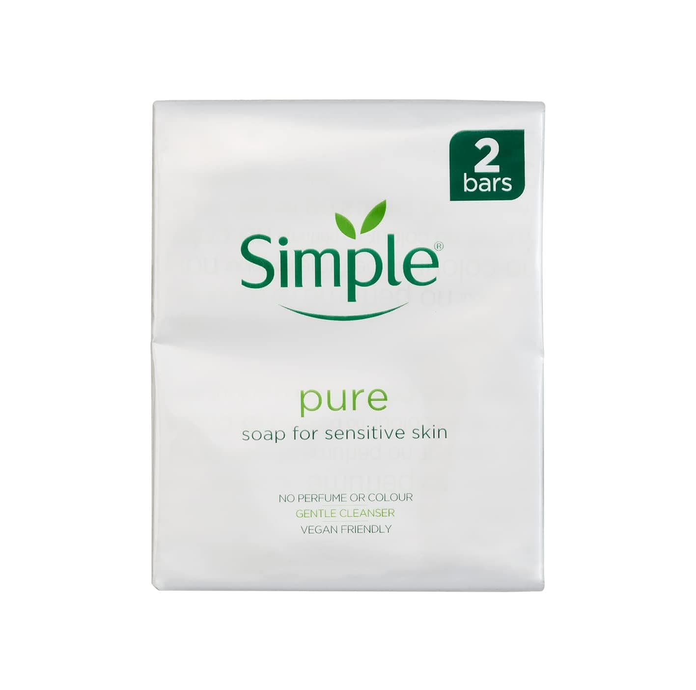 Simple 26058 Hand Soap Bars, 100 g, White (Pack of 6)" }