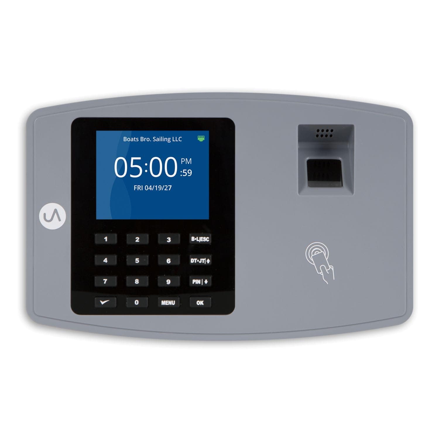 uAttend BN6500 Employee Management Time Clock - Grey