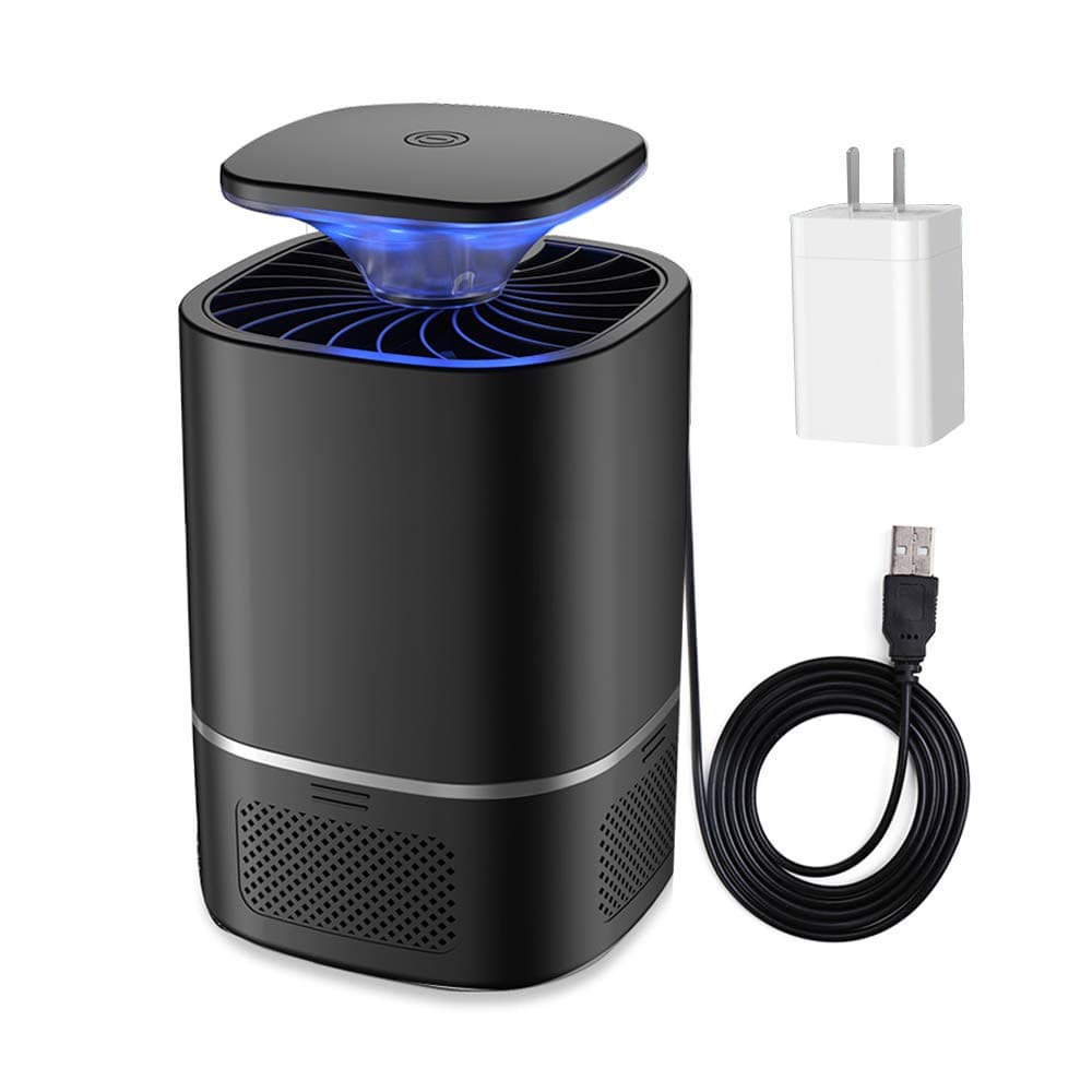 Electric Bug Zapper Light Bulb, Suction Mosquito Killer Lamp UV Led Electronic Insect & Fly Killer for Indoor