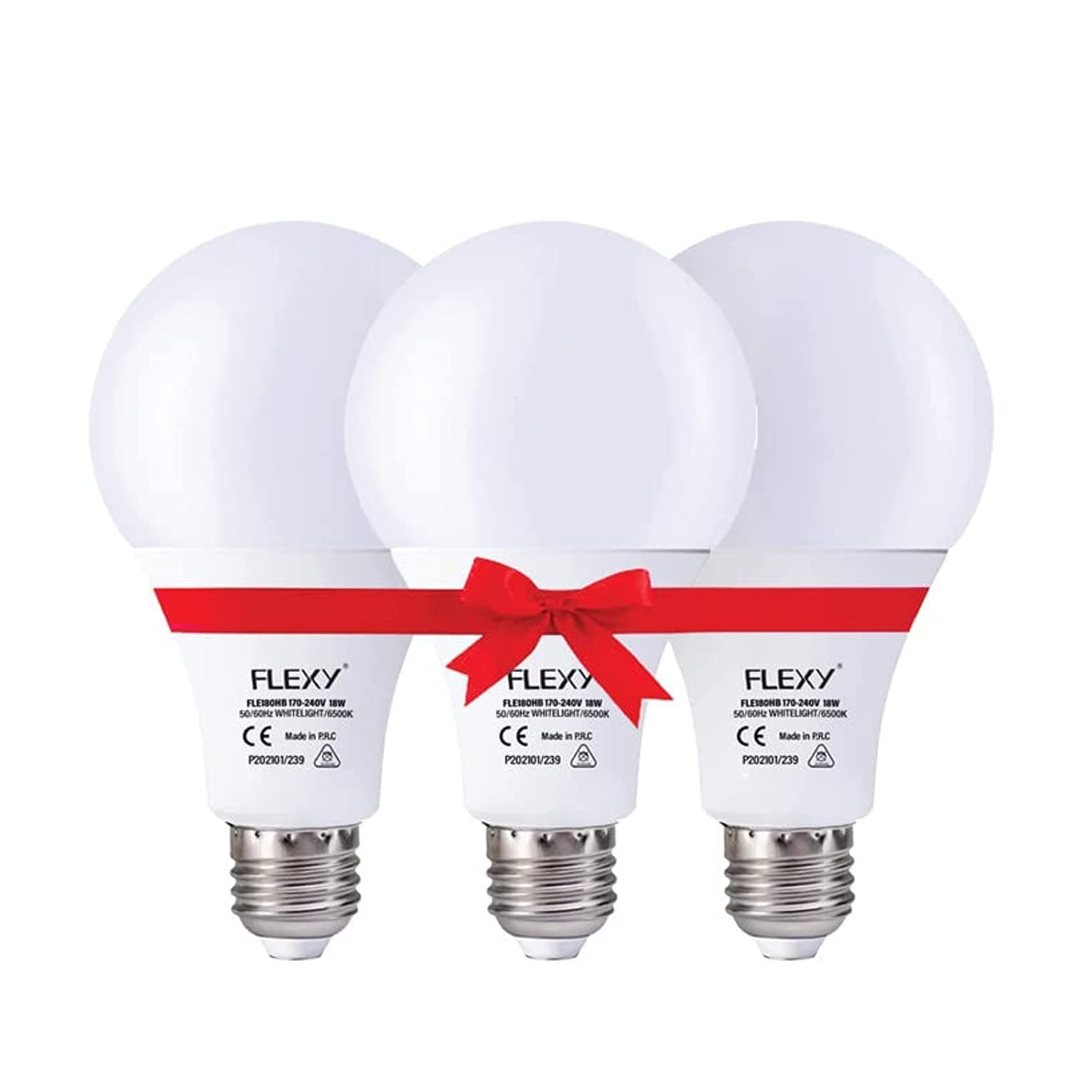 Flexy LED Light Bulb | 165W 20W LED | Daylight 6500K - Light Bulb for Home, Office, Rooms.(Pack of 3)