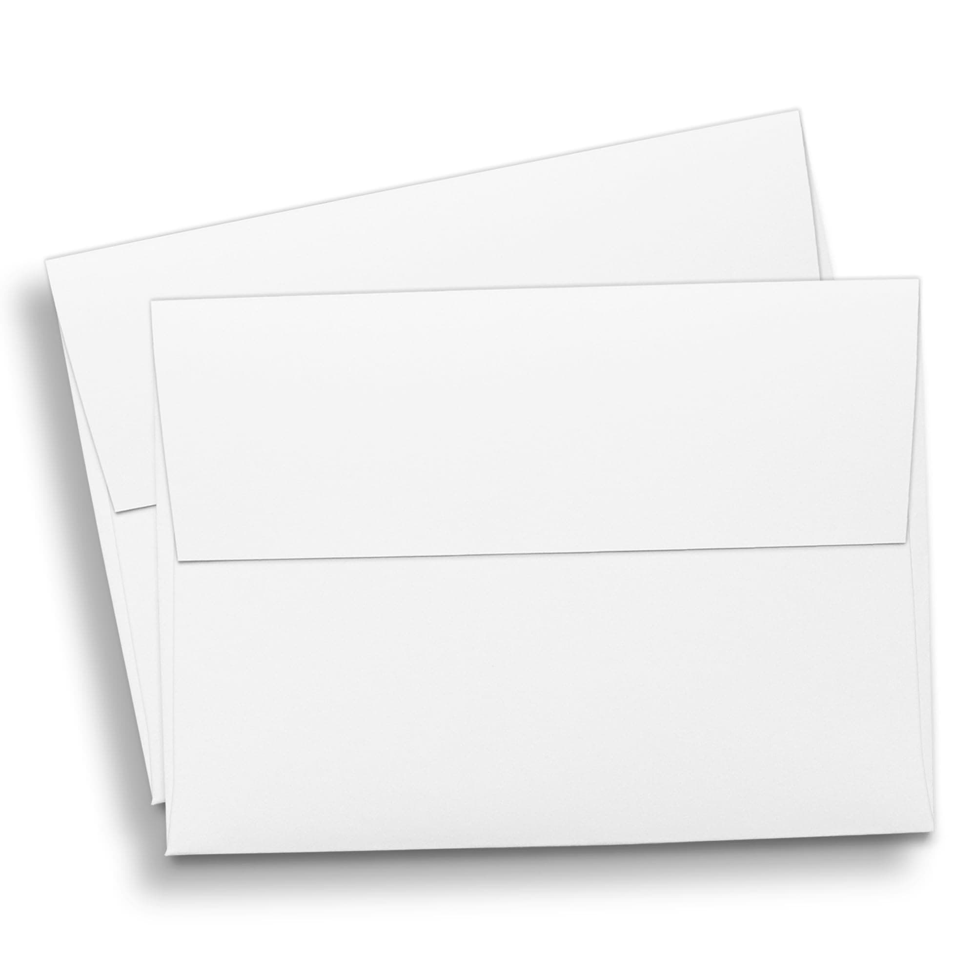 50 Pack White A2 Envelopes – Premium 28 lb Bond – Square Gummed Flap - Ideal for Invitations, Cards & Crafts – Made in the USA