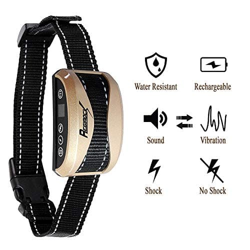 JANNIK 2019 Upgrade Version Barking Control Collar - Rechargeable & Rainproof - 7 Levels Sensitivity