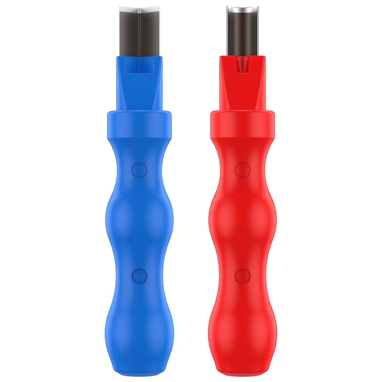 HOTBEST 2 Pcs Neon Light Cutter, Split Neon Lamp Silicone Strip Hand Tool, Shockproof Straight and Curved Neon Strip Trimming Hand Tool Portable Engraving Cutting Tool for Neon Light