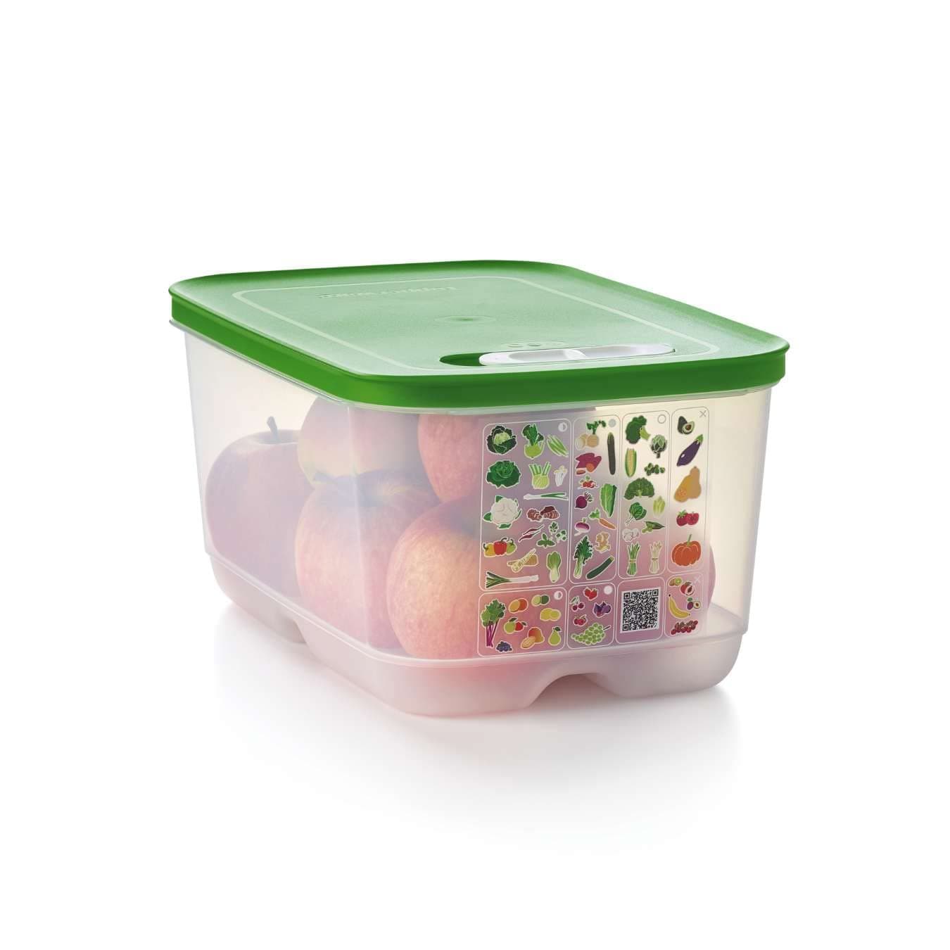 TupperwareFridgeSmart Food Storage Container - Medium Deep Tub 4.4L - Keeps Food Fresher For Longer - Secure Seal - Stackable for Easy Organisation - BPA Free Plastic - Tubs with Lid
