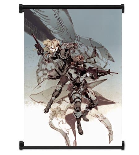 Metal Gear Solid 2 Sons of Liberty Game Fabric Poster (16"x24") Inches