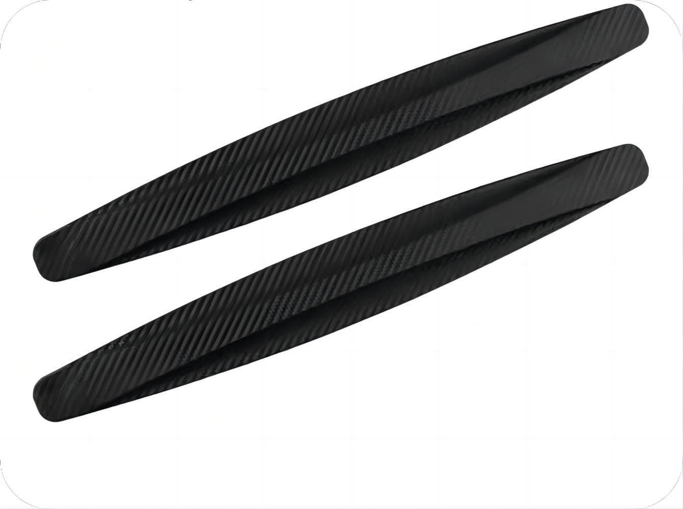 Car Bumper Protector Strip,Guard Corner Protection Strips, Scratch Protector Crash Blade Anti-collision Auto Accessories,Suitable for Cars, SUVs, Trucks Bumper Protection Trim (black),2PCS