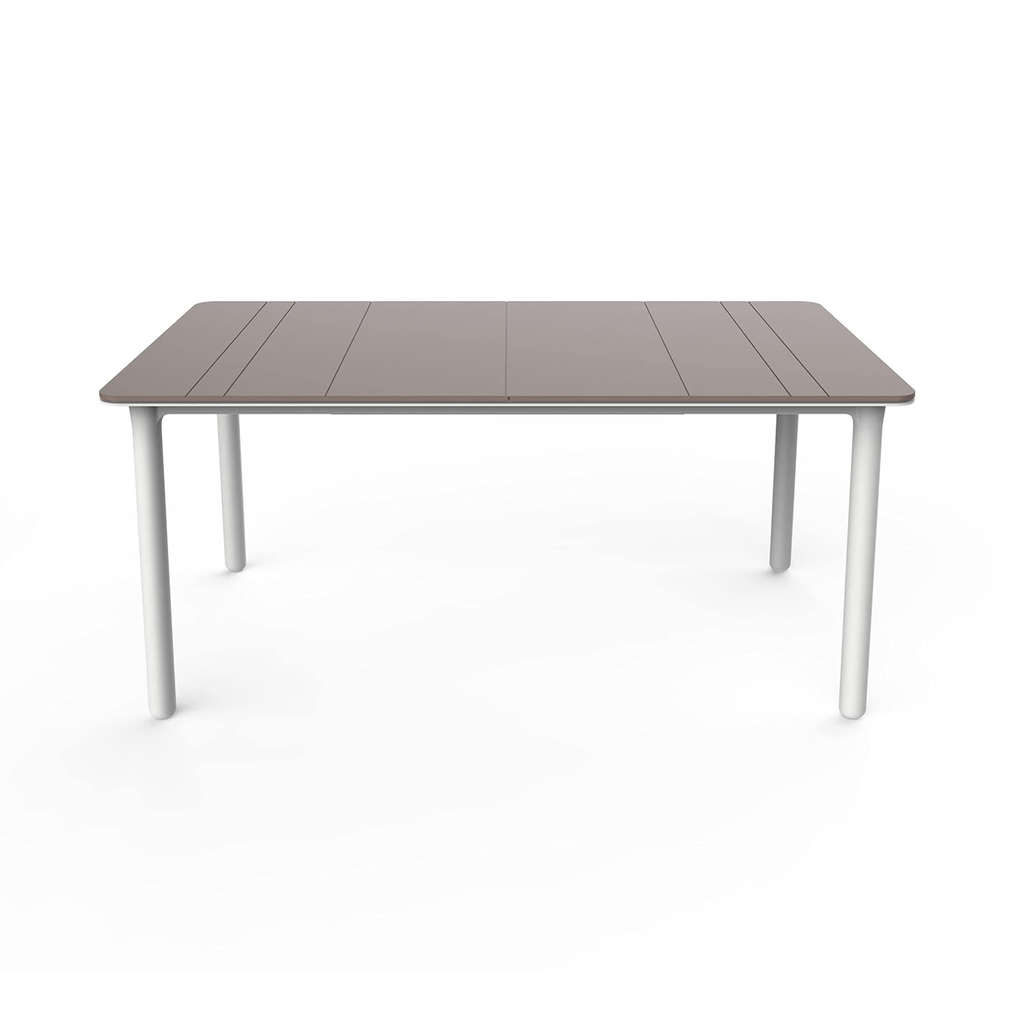 resol grupo Garden Table Outdoor Rectangular, Sand-White, 160x90