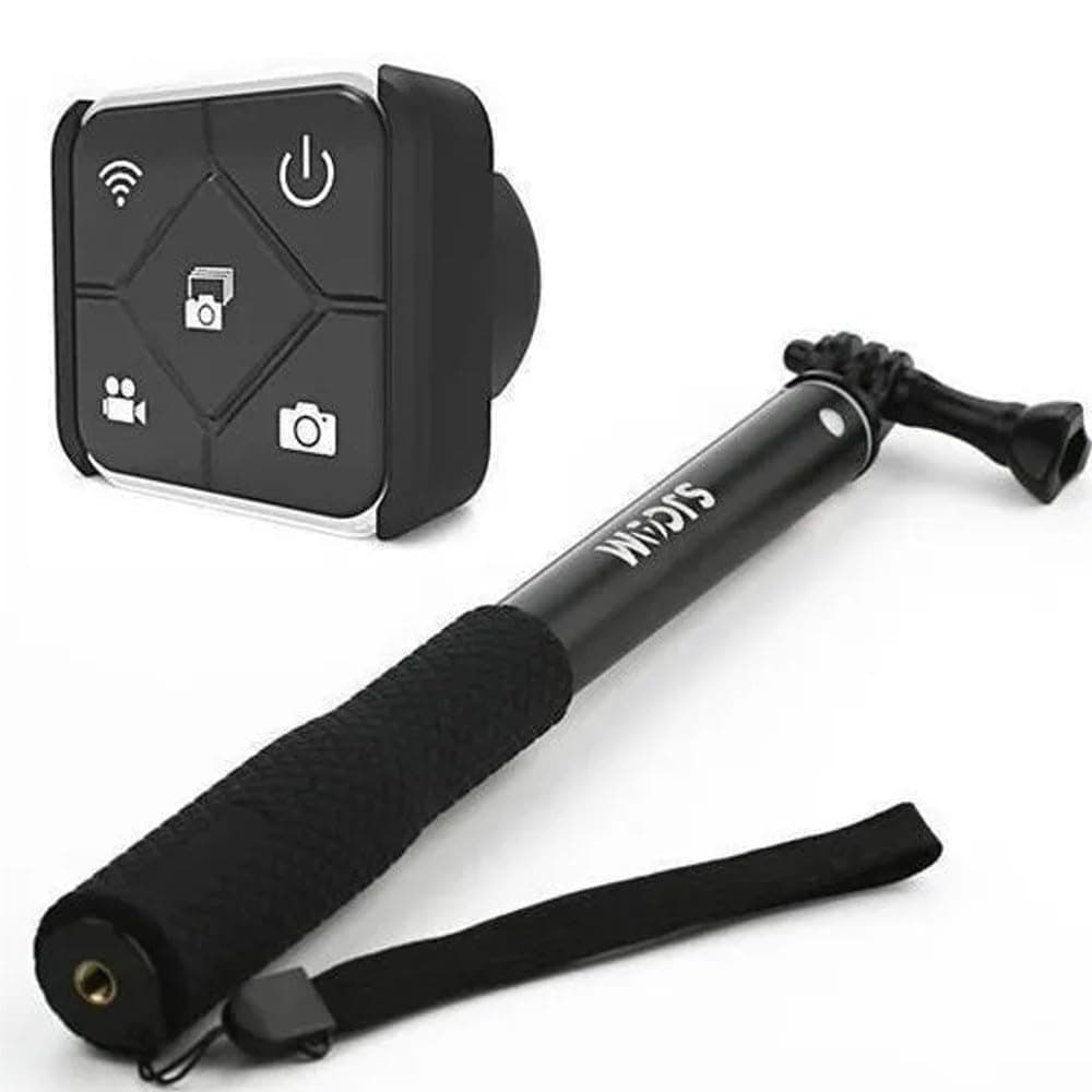 SJcamSelf-Stick and Smart RF Remote Controller for SJCAM SJM20 SJ6 Legend SJ7 Star- Silver