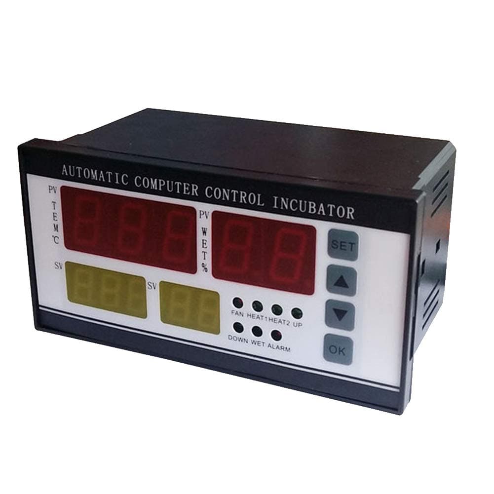 Xm-18 Incubator Controller,Fully Automatic Intelligent Portable With Temperature Probe Digital Multi-Function Humidity Sensor Thermostat Anti-Interference