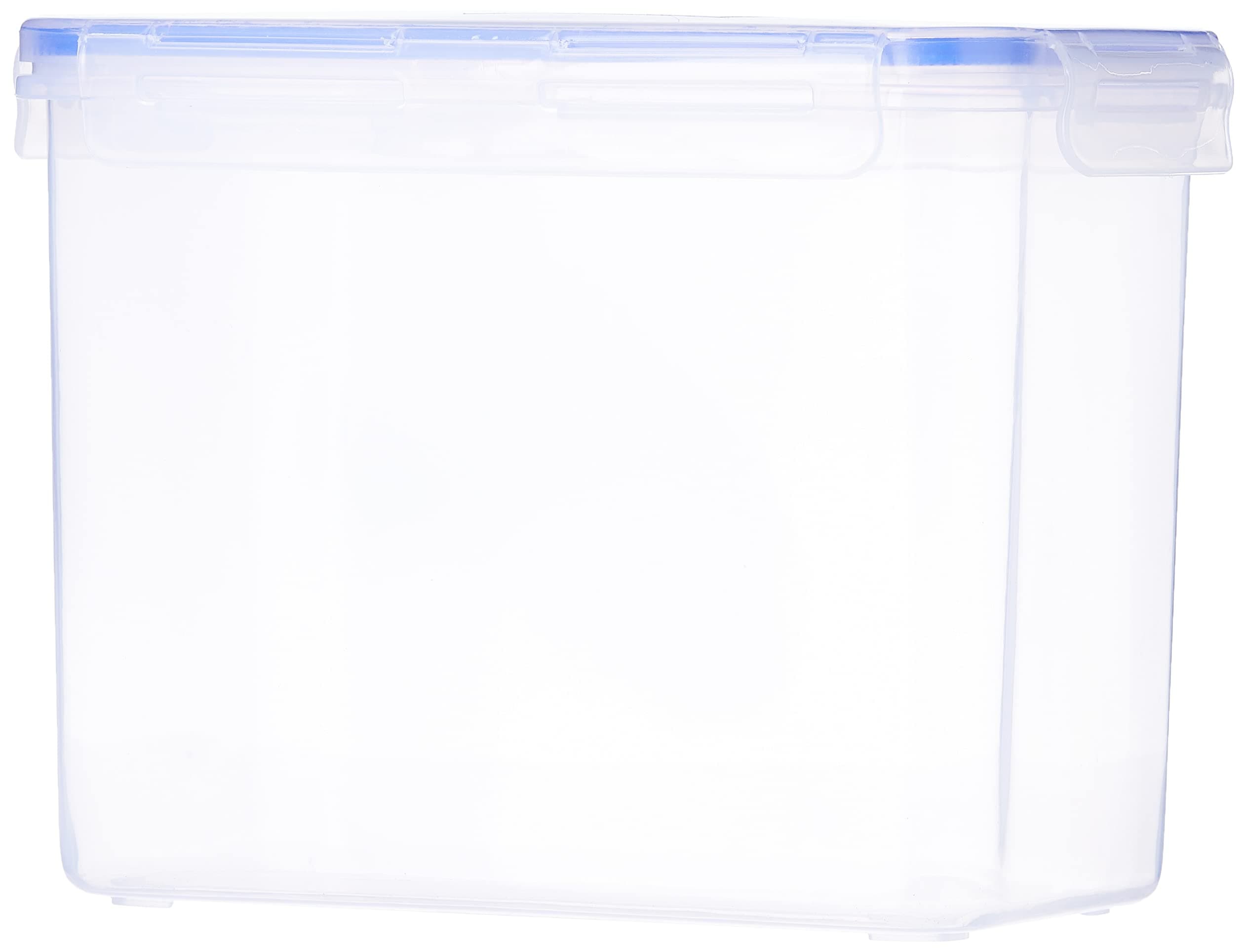 Aristo Lock & Fresh 223 Plastic Storage Container For Storing grains, pulses, rice, wheat etc- 3570 ML, Transparent Clear, (22.5 x 13.5 x 17.5) cm
