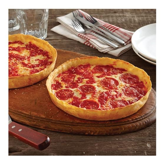 Lou Malnati’s Chicago Deep Dish Pizza, 2-Pack (1 Pepperoni 1 Sausage) | Handmade, Restaurant Quality
