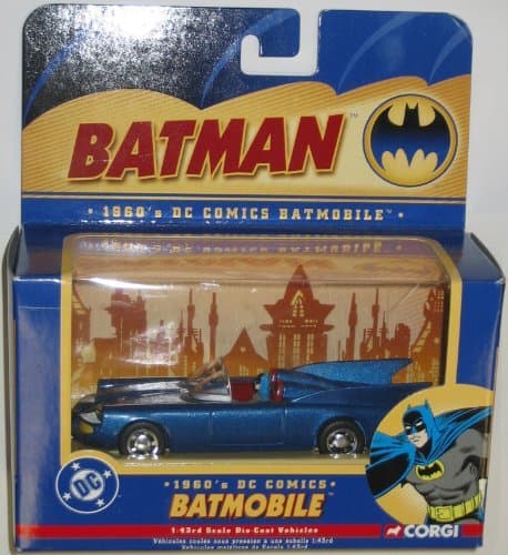 1960's DC Comics BATMOBILE 1:43 Scale Die-Cast Vehicle CORGI 2004 Batman Collectibles