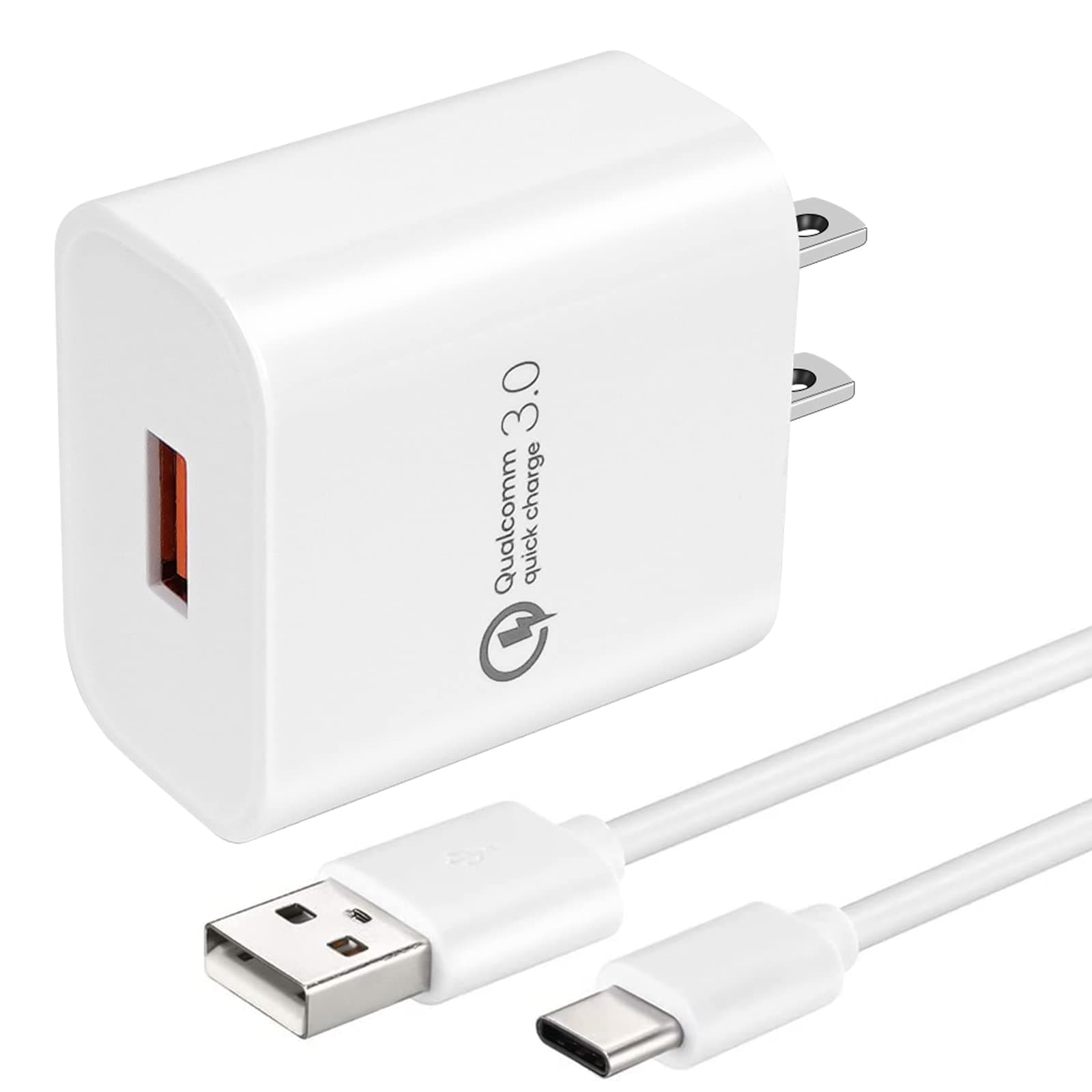 TPLTECH QC3.0 Wall Charger and Charging Cable