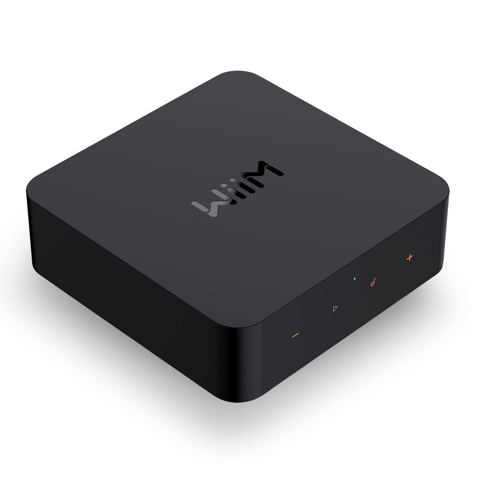WiiM Pro AirPlay 2 Receiver, Google Cast Audio, WiFi Multiroom Streamer, Compatible with Alexa, Siri and Google Assistant, Stream Hi-Res Audio from Spotify, Amazon Music, Tidal and More