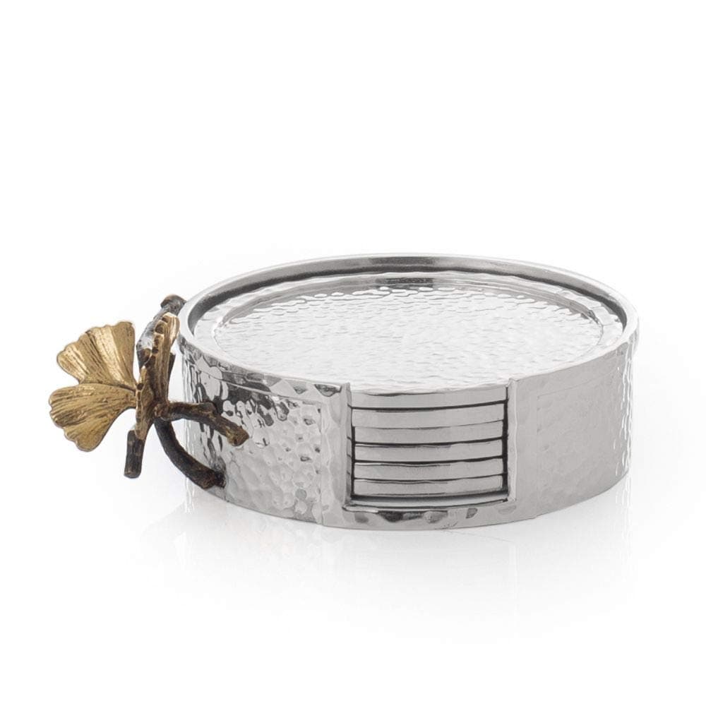 Butterfly Ginkgo Coaster Set