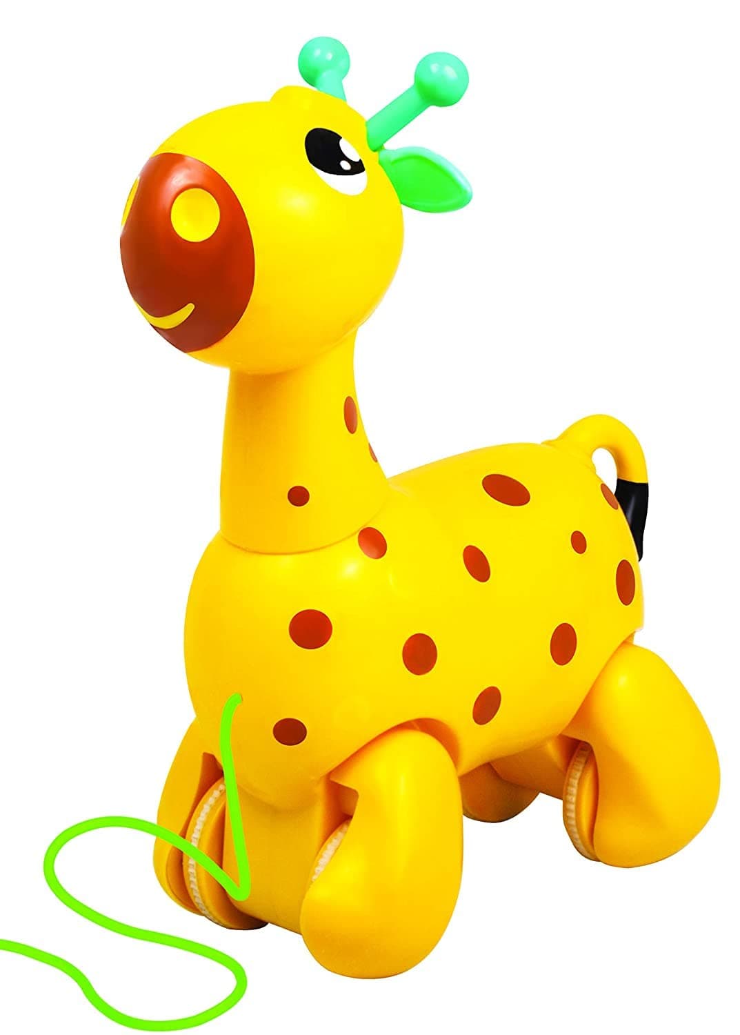 Funskool Pull Along Nico The Giraffe, Activity & Learning Toys for Babies, Toddlers, for Baby Boys & Girls, Encourage Walking, Improve Balance, Multicolour, Gift Set for Kids, Ages 18+ Months
