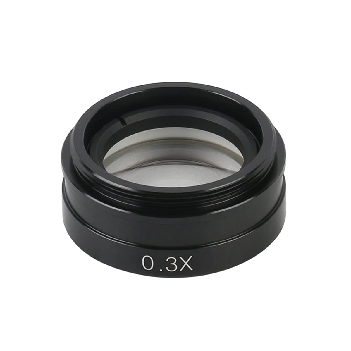 Microscope 0.3X 0.35X 0.5X 0.75X 1X 2.0X Auxiliary Barlow Objective Lens for 120X/180X/300X C-Mount Industrial Zoom Lens(0.3X)