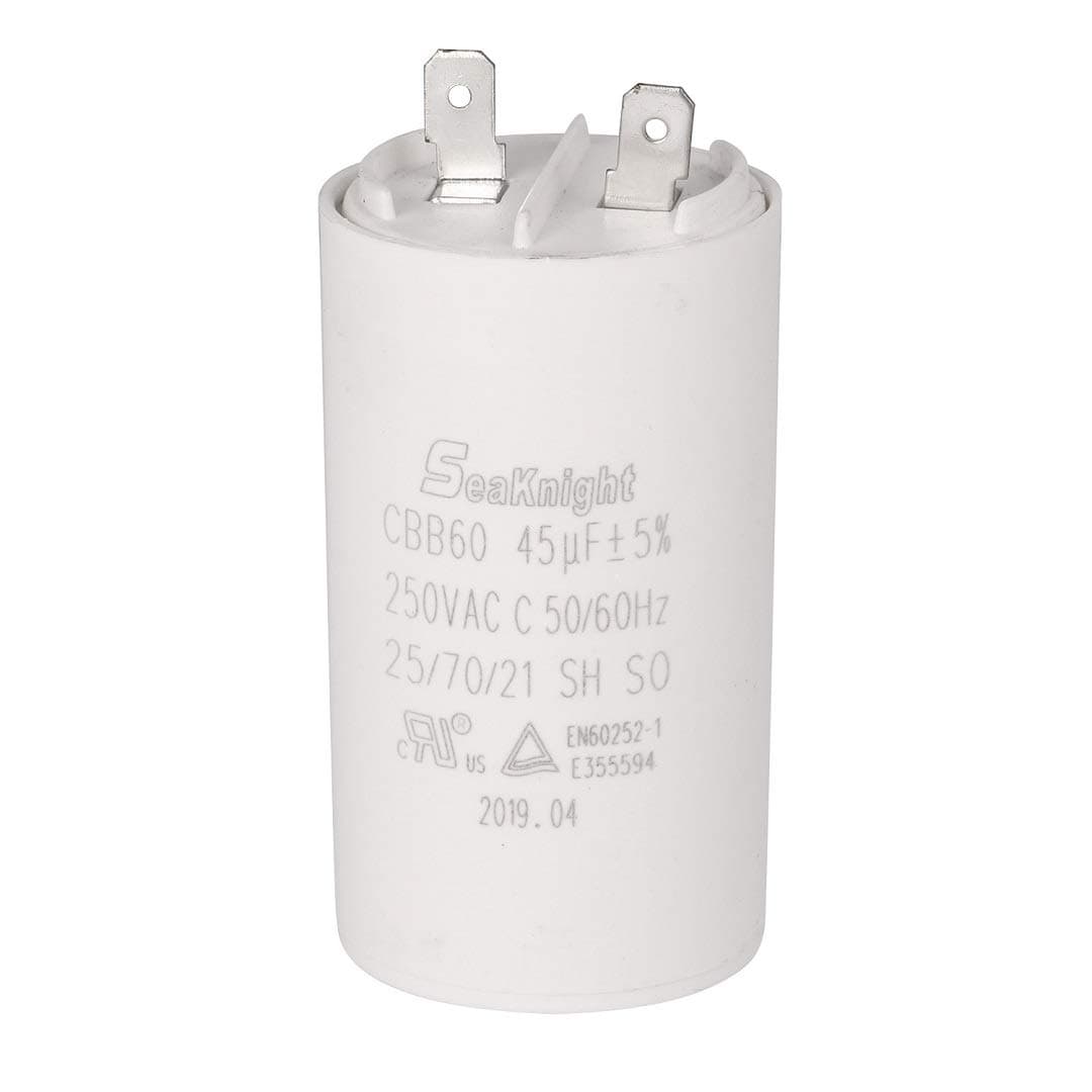 45 MFD uF CBB60 Washer Run Capacitor Motor Run Capacitor Compatible for GE WH12X10462