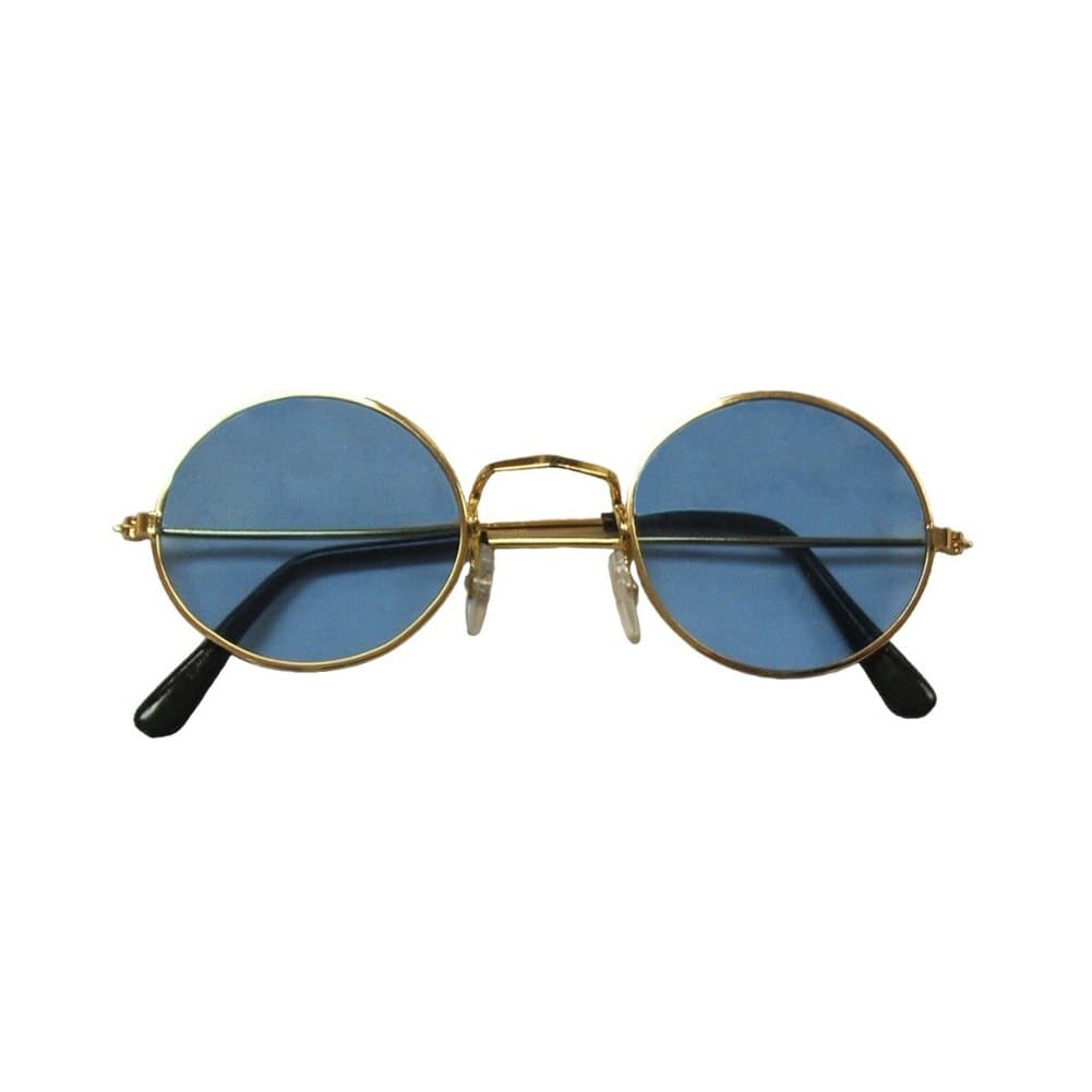 Lennon Beatles Hippie Sunglasses Light Blue
