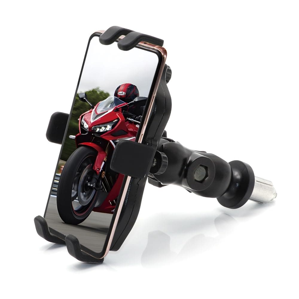 DUILU Motorcycle Fork Stem Phone Mount for 5.5-7" Smartphones