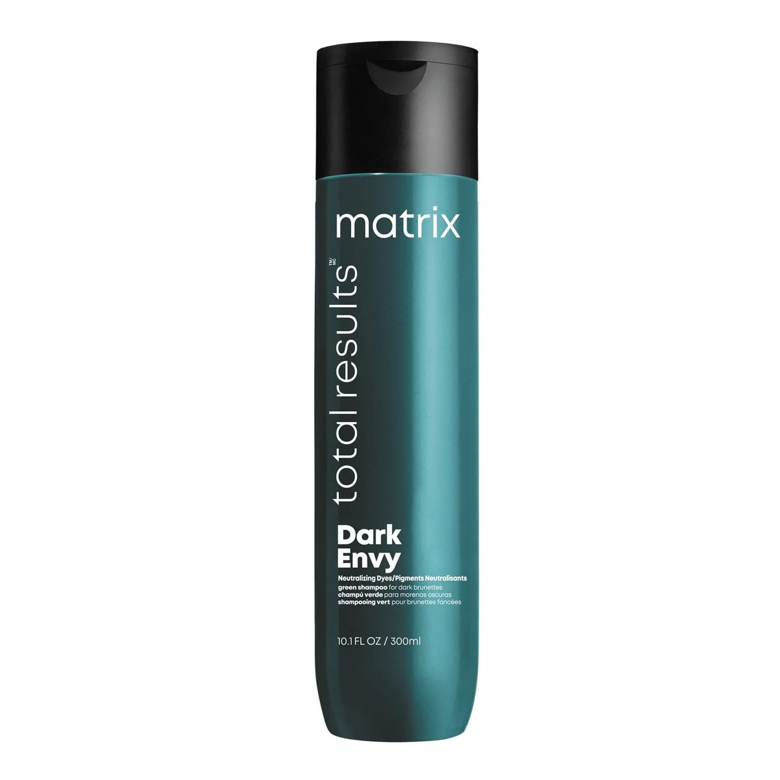Matrix Dark Envy, Green Shampoo To Help Correct Red Undertones On Dark Brunette Hair, Total Results 300Ml