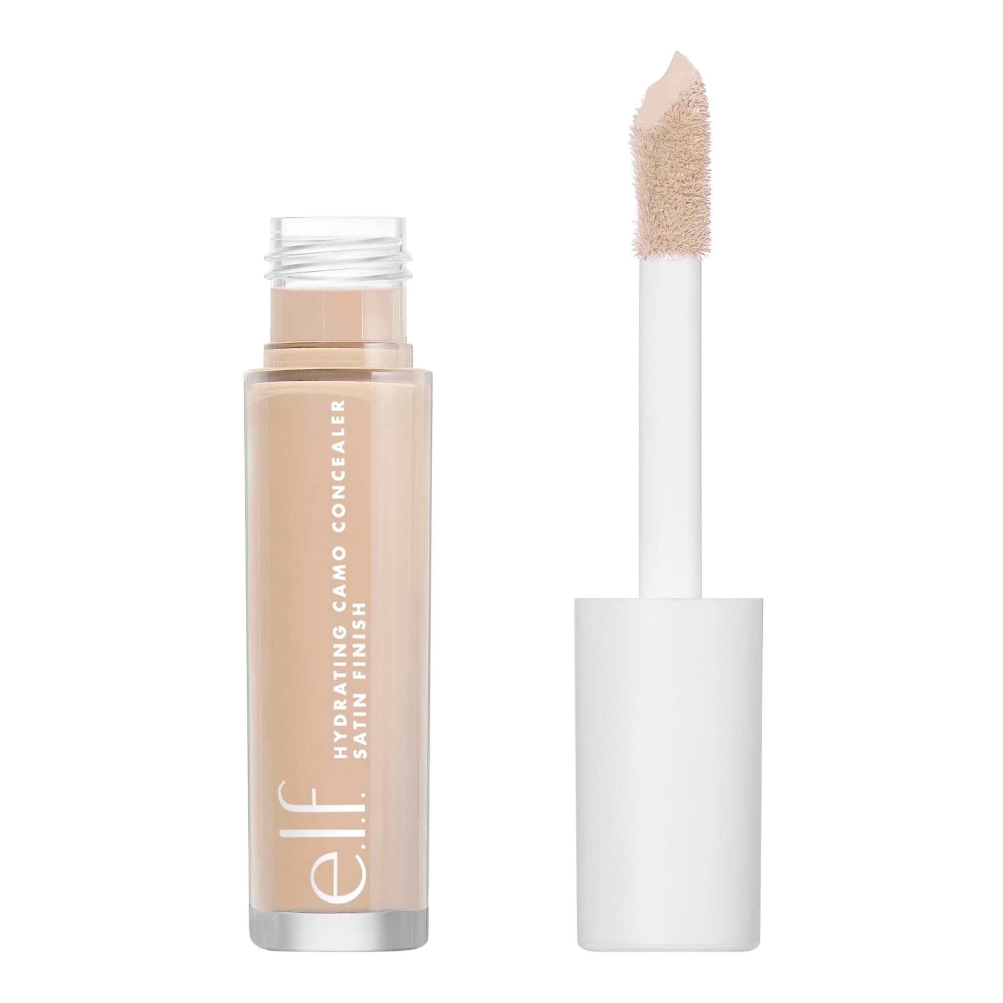 Hydrating Camo Concealer, Lightweight, Full Coverage, Long Lasting, Conceals, Corrects, Covers, Hydrates, Highlights, Light Peach, Satin Finish, All-Day Wear 6ml