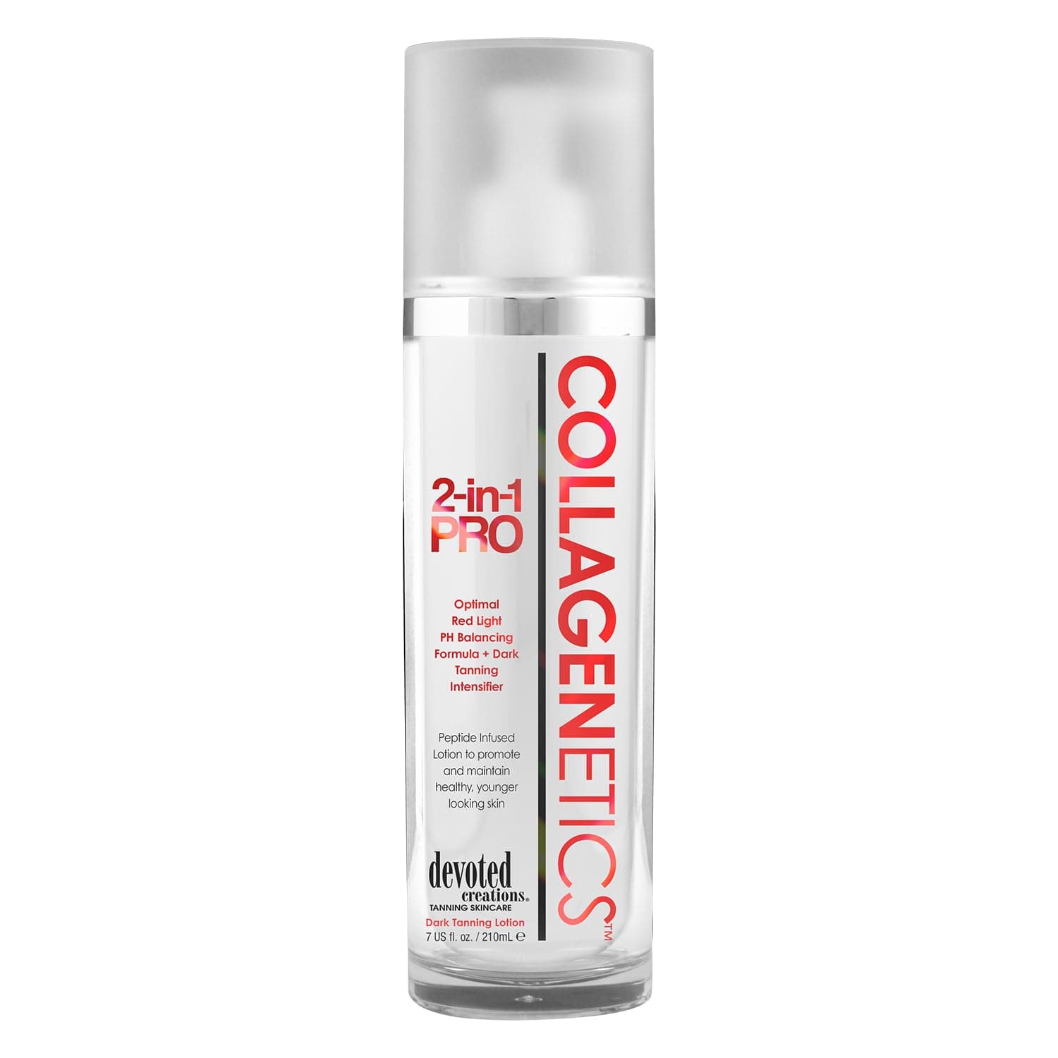 Collagenetics 2 in 1 Pro Red Light Therapy Prep Lotion & Tan Acc