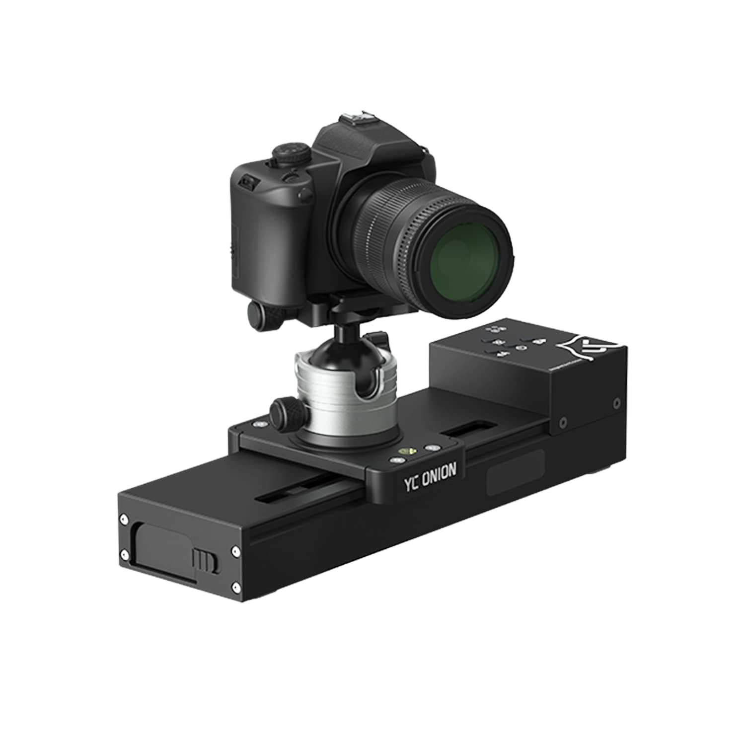 Chocolate Motorized Camera Slider SE - 24" Smooth & Quiet Track, Portable Video Slider with Time-Lapse and Auto-Capture Features for DSLR, Mirrorless, and Video Cameras