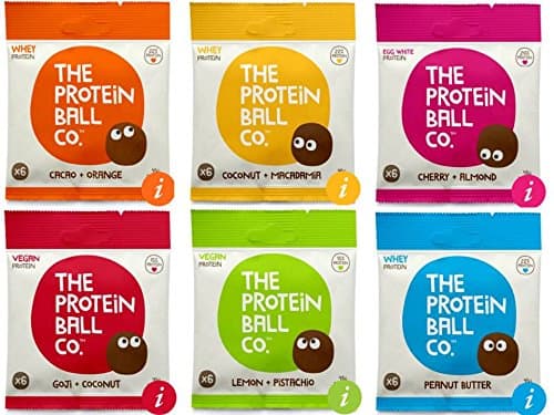 The Protein Ball Co Mixed Case Selection 12 x 45g