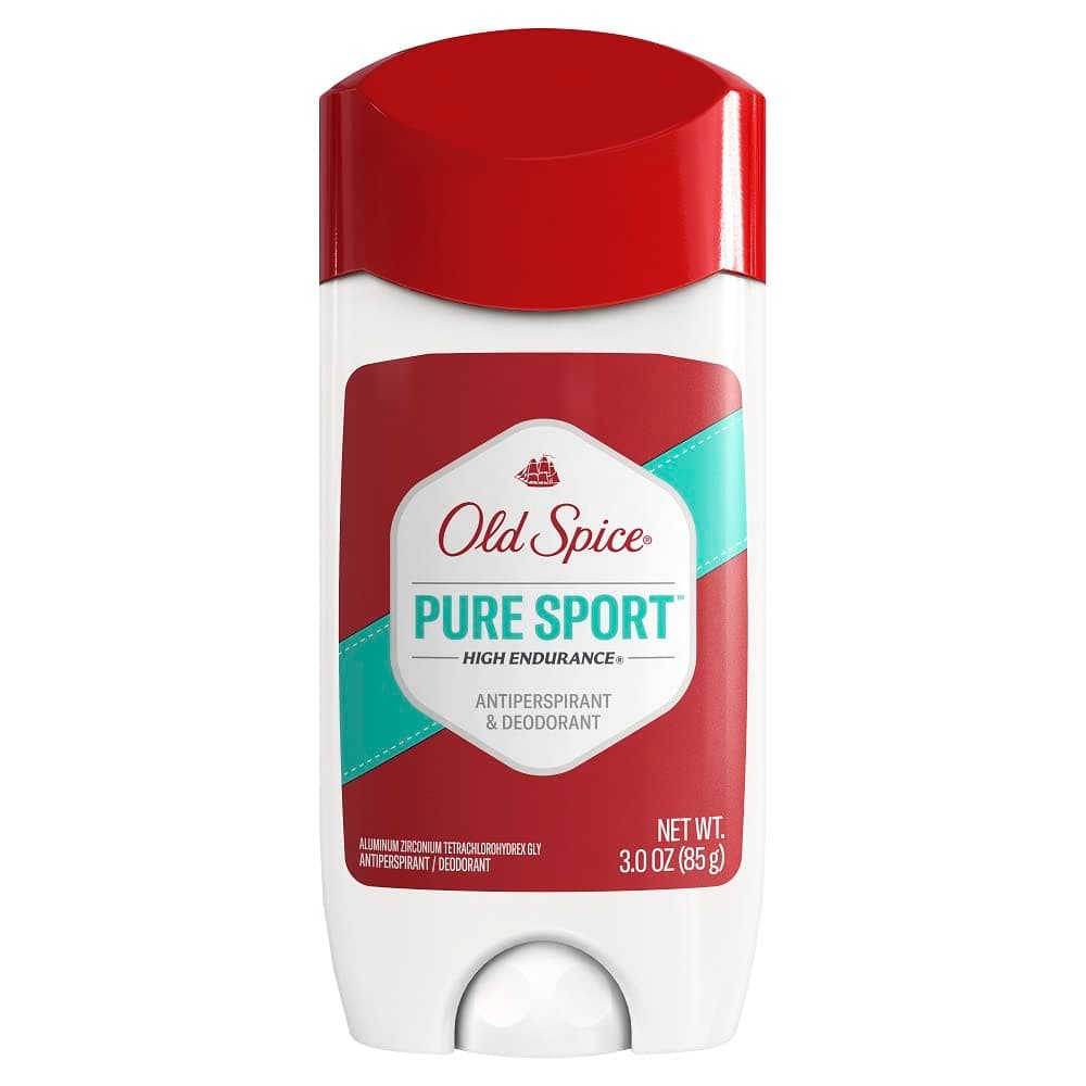 Old Spice High Endurance Invisible Solid Pure Sport Scent Men'S Anti-Perspirant & Deodorant 3 Oz