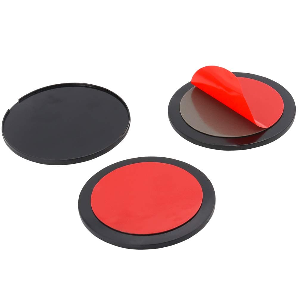 9CM Adhesive Mounting Disk, 3 Pack Car Dashboard Sticky Pad
