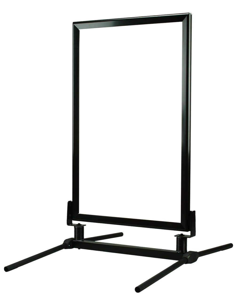 1015BKFP WindMaster Curb Sign, Insert Size 41" Width x 55" Height, Gloss Black