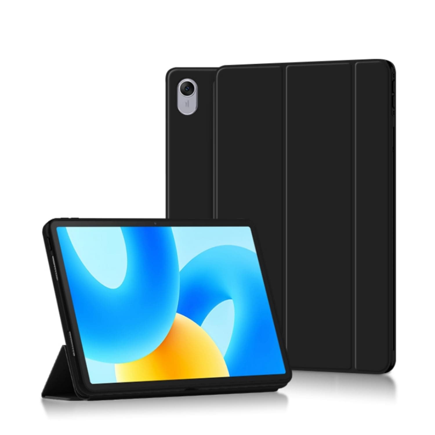 Shockproof Smart Tablet Case For Huawei Matepad 11.5 2023 Btk-W00 With Auto Sleep Wake Protective Casing Cover(A),Black