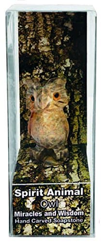 Hand Carved Soapstone Toy (Owl)