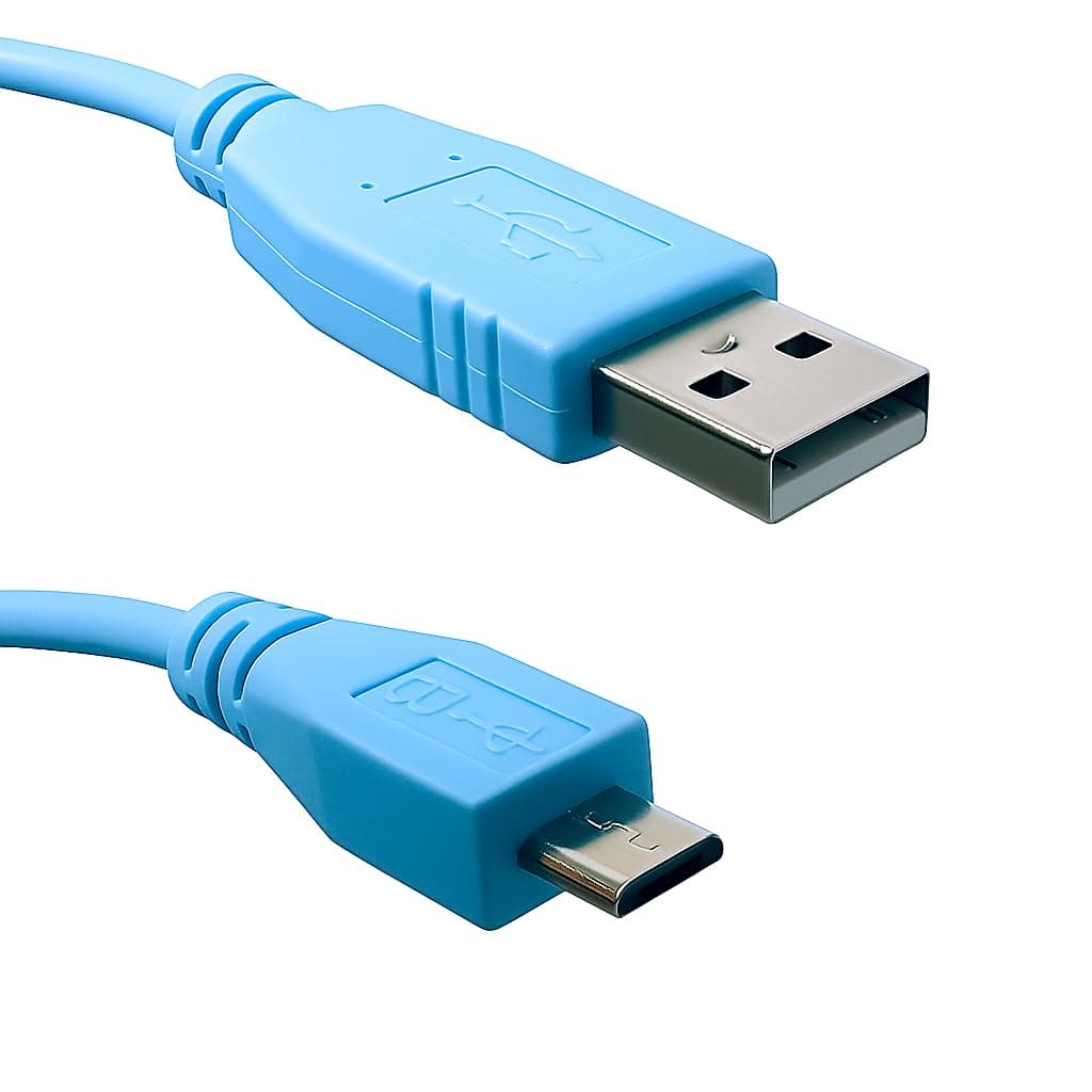 Aexus Micro USB Console Cable for Cisco Catalyst Switch & IR Router | USB Type A to Micro-B | CAB-USB-UB= | USB 2.0 | 6ft